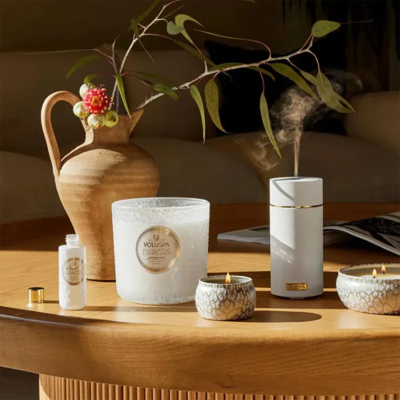 Voluspa Ultrasonic Diffuser Oil, Eucalyptus & White Sage