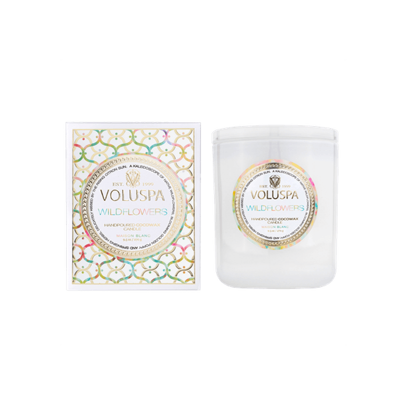 Voluspa Wildflowers Classic Boxed Candle 60timer