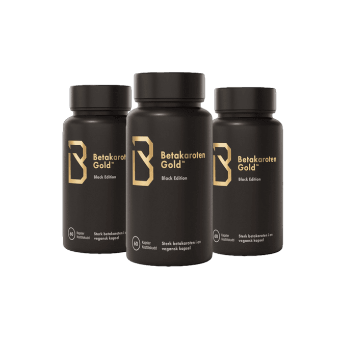 Hovedbilde Good For Me Betakaroten Gold Black 3-Pack